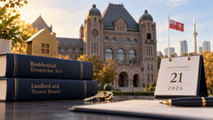 Ontario Landlord and Tenant Board RTA updates September 2026